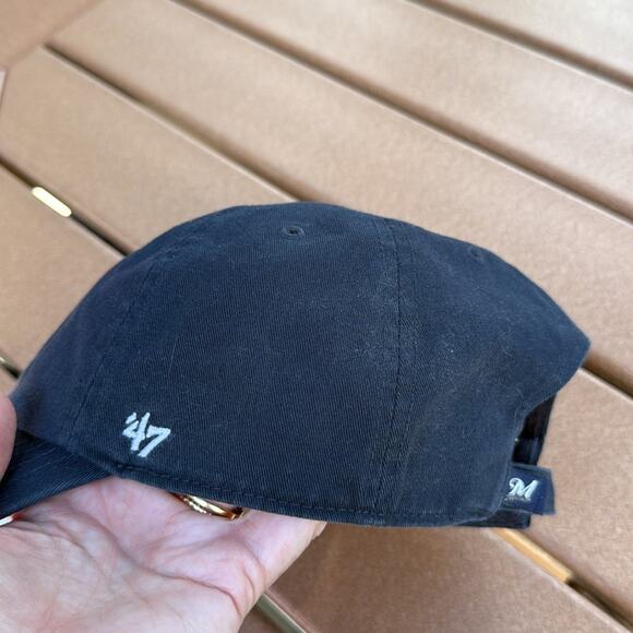 Milwaukee Brewers 47 Brand Baseball Cap with Rainbow Logo New - Picture 3 of 7